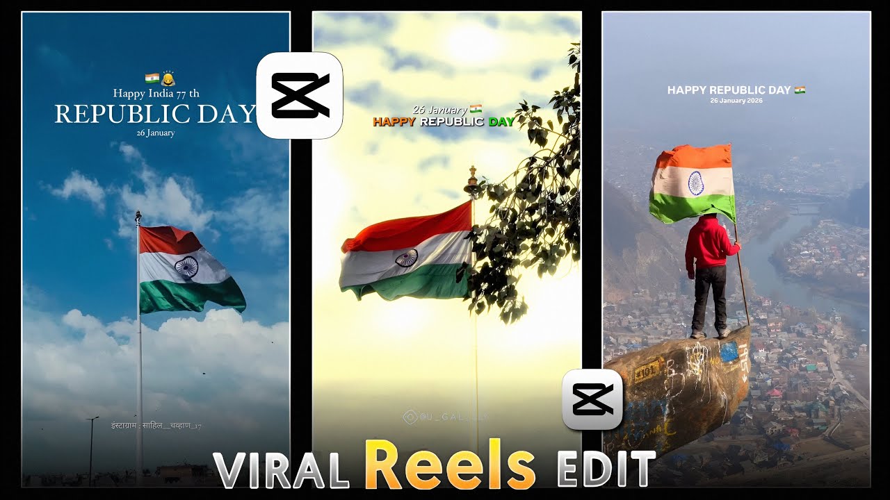 Instagram 26 January Viral CapCut Video Editing | Republic Day Special Video Editing Capcut