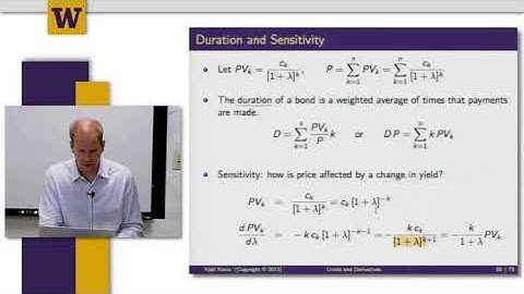 Mathematical Methods for Quantitative Finance || 09 W1 9  BondDuration 16 16