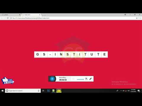 How to Create JUMPING TEXT using HTML & CSS