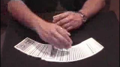 predict the future card magic