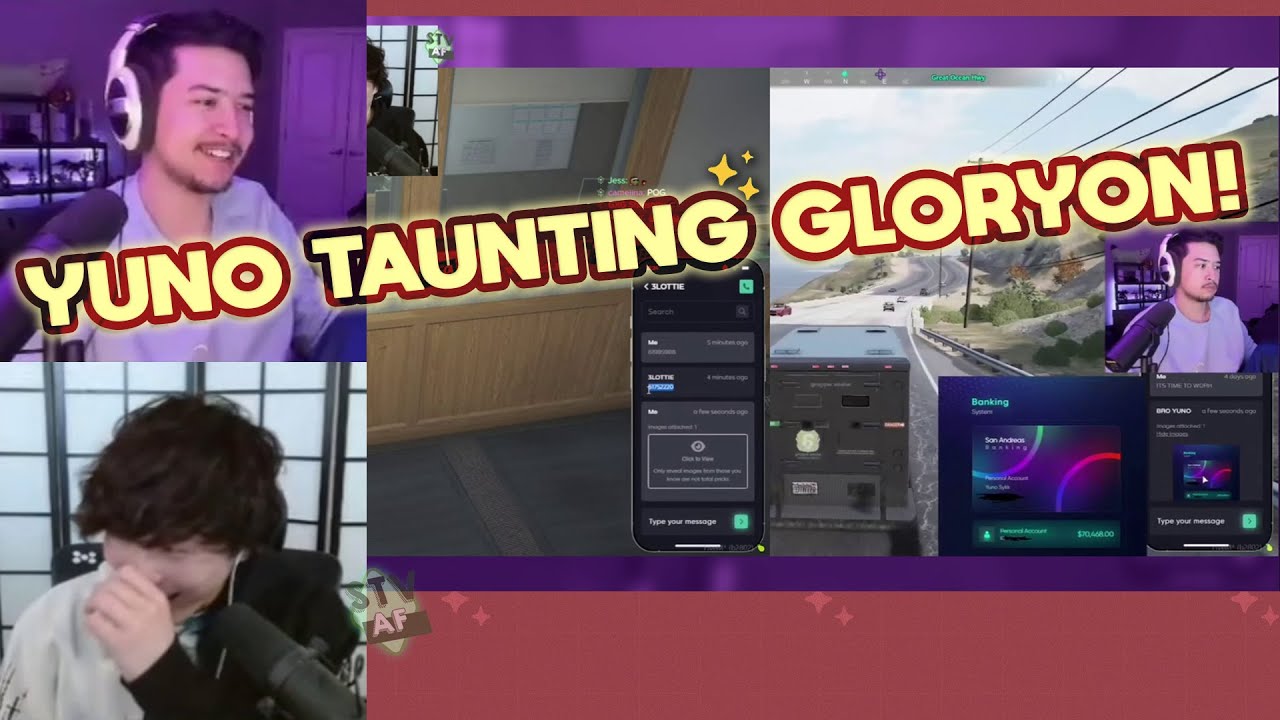 Why are you like this?! Yuno is taunting Gloryon because he's in the lead to buy THE CAR!