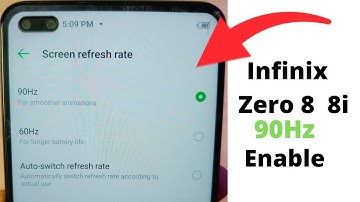 Infinix Zero 8 8i 90Hz Enable | How To Turn On Screen 90Hz Infinix Mobile