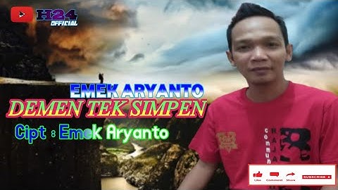 Demen Tek Simpen Version Emek Aryanto || Lirik Lagu