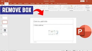How to Remove “Click Here to Add Title” in PowerPoint