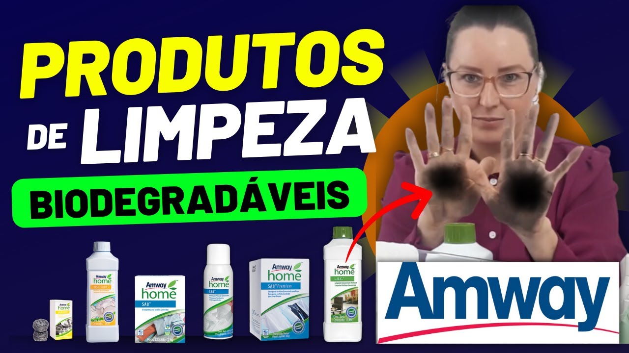 Quais as QUALIDADES e Como USAR os Produtos de LIMPEZA da Amway Home ...