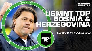 United States defeat Bosnia & Herzegovina, set to face Belgium next [FULL SHOW] | ESPN FC