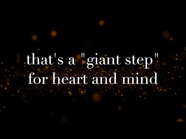 "A Giant Step" by Min. Nedelka F. Prescod (contrafact and homage to John Coltrane's "Giant Steps")
