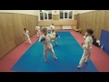 Тренировка начальной группы каратэ WKF. Training Karate WKF. Детская тренировка каратэ.