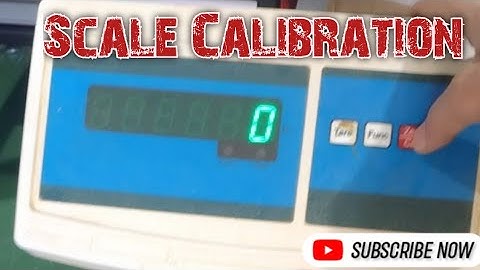 Tcs scale calibration