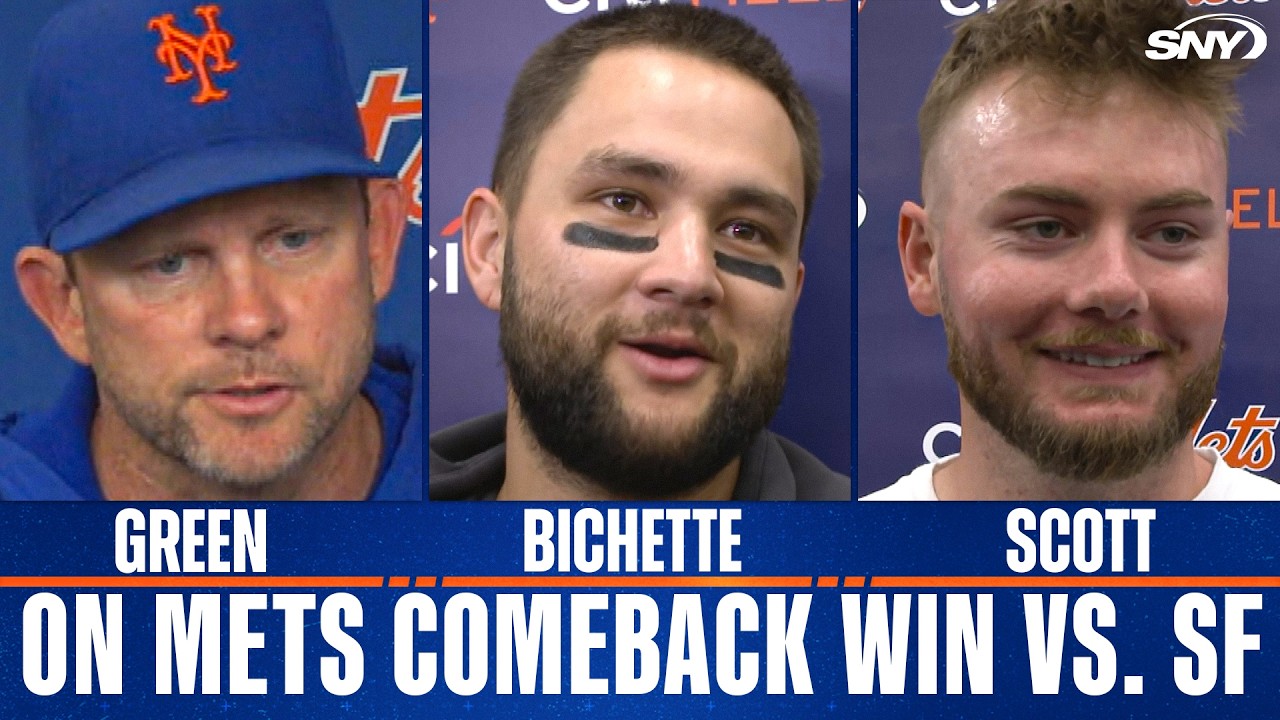 Andy Green, Christian Scott, Bo Bichette on Mets' Sunday thriller