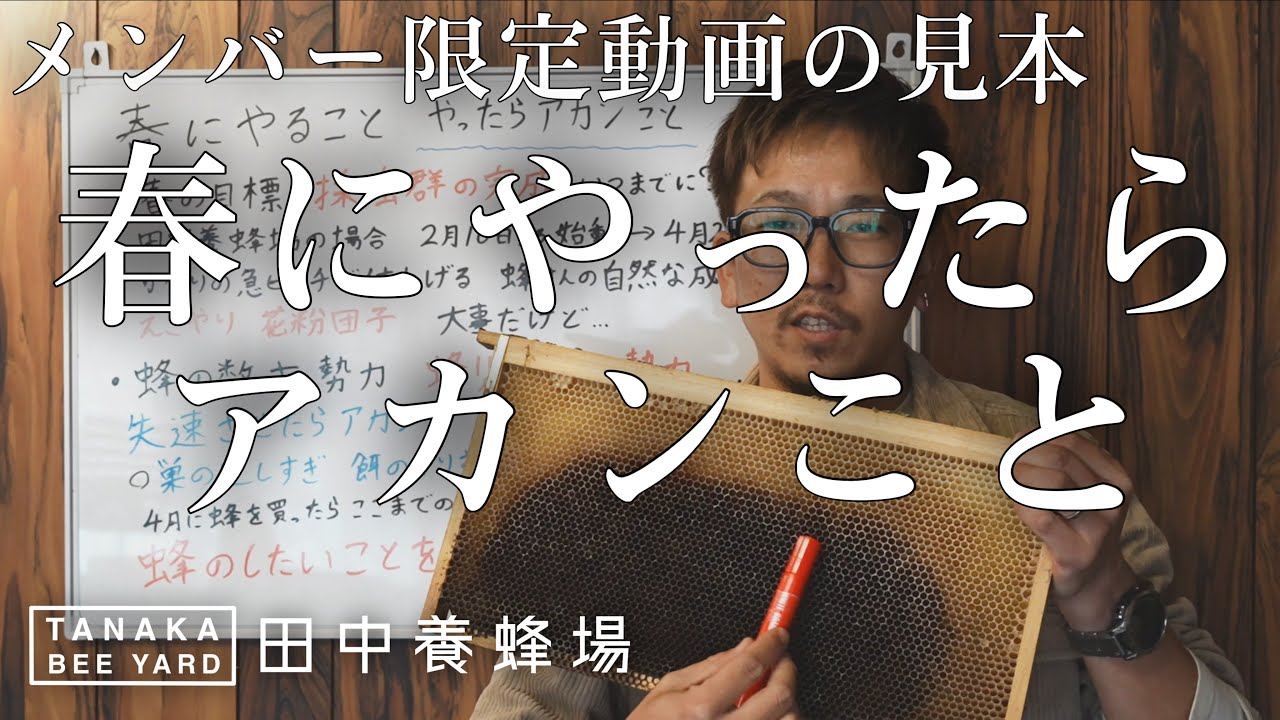 【メンバー限定の見本】春にやったらアカンこと