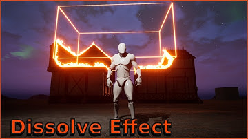 How To Dissolve Any thing in Unreal Using this Cool  Material Effect.