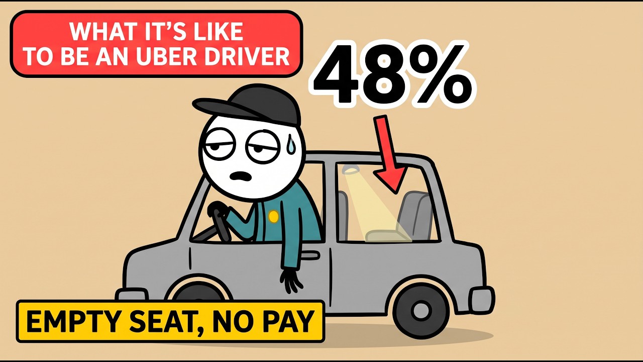 POV: You're an Uber Driver and the App Keeps 40% of the Fare - YouTube