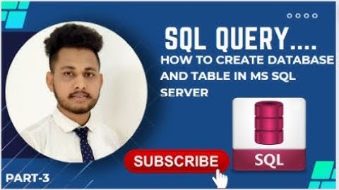 How to create Database in sql | create Table | part-3 | full explanation with real time examples