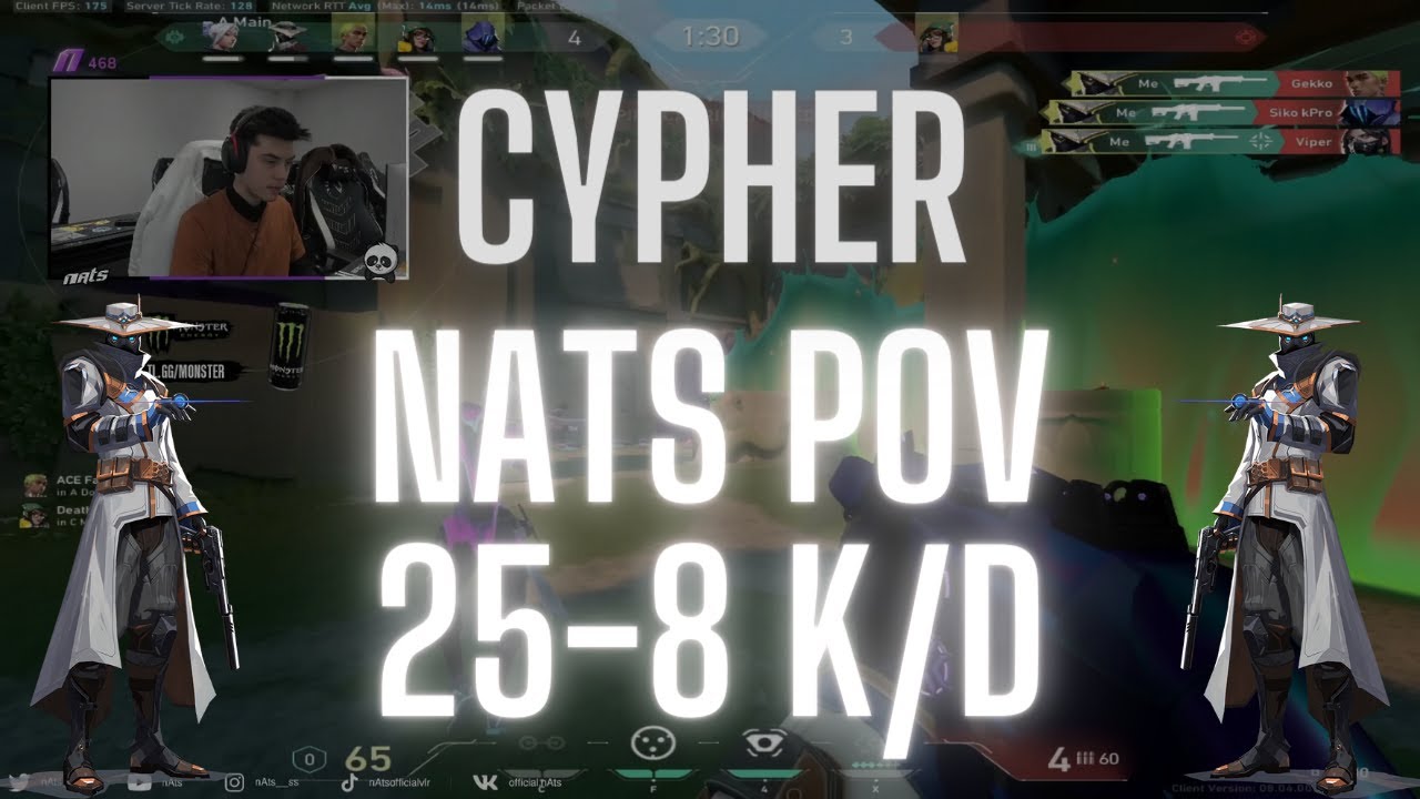 Liquid nAts POV Cypher on Lotus 25-8 K/D (VALORANT Pro POV)
