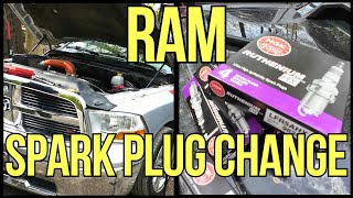 changing spark plugs 5.7 hemi ram 1500