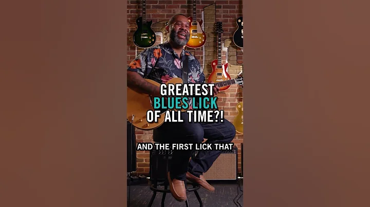Greatest Blues Lick Of All Time?!  #gibsonapp #bluesguitar #bluesguitarlicks #bluesguitarlesson