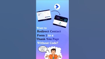 Redirect Contact Form 7 to a Thank You Page? #goviral #shorts  #plugins #wordpress #trending