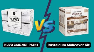 Nuvo Cabinet Paint vs Rustoleum Makeover Kit Comprison