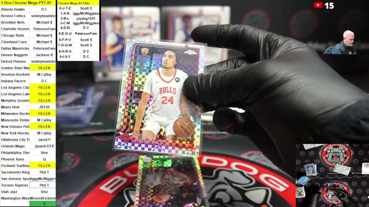 5 Box 25 26 Topps Chrome Mega Box PYT #1