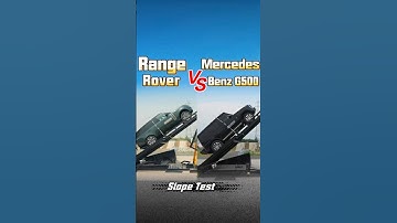 Mercedes Benz G 500 VS RangeRover Slope Test#rangerover  #mercedes #offroad #suv