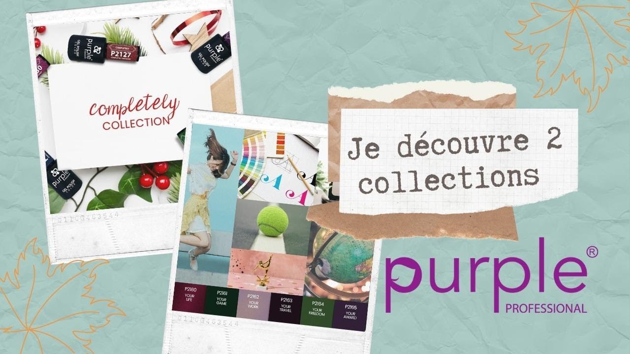 Je découvre 2 collections Purple professional (via Fraise nail shop)