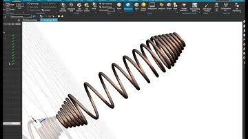 SIEMENS NX - Helix - Variable Size and Pitch