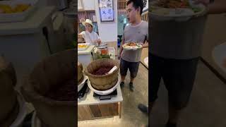 Vegan buffet in China for 25 yuan 👀
