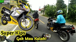 TZM VS Ninja RR SE ( Spesial Edan) Saling Menikung!!