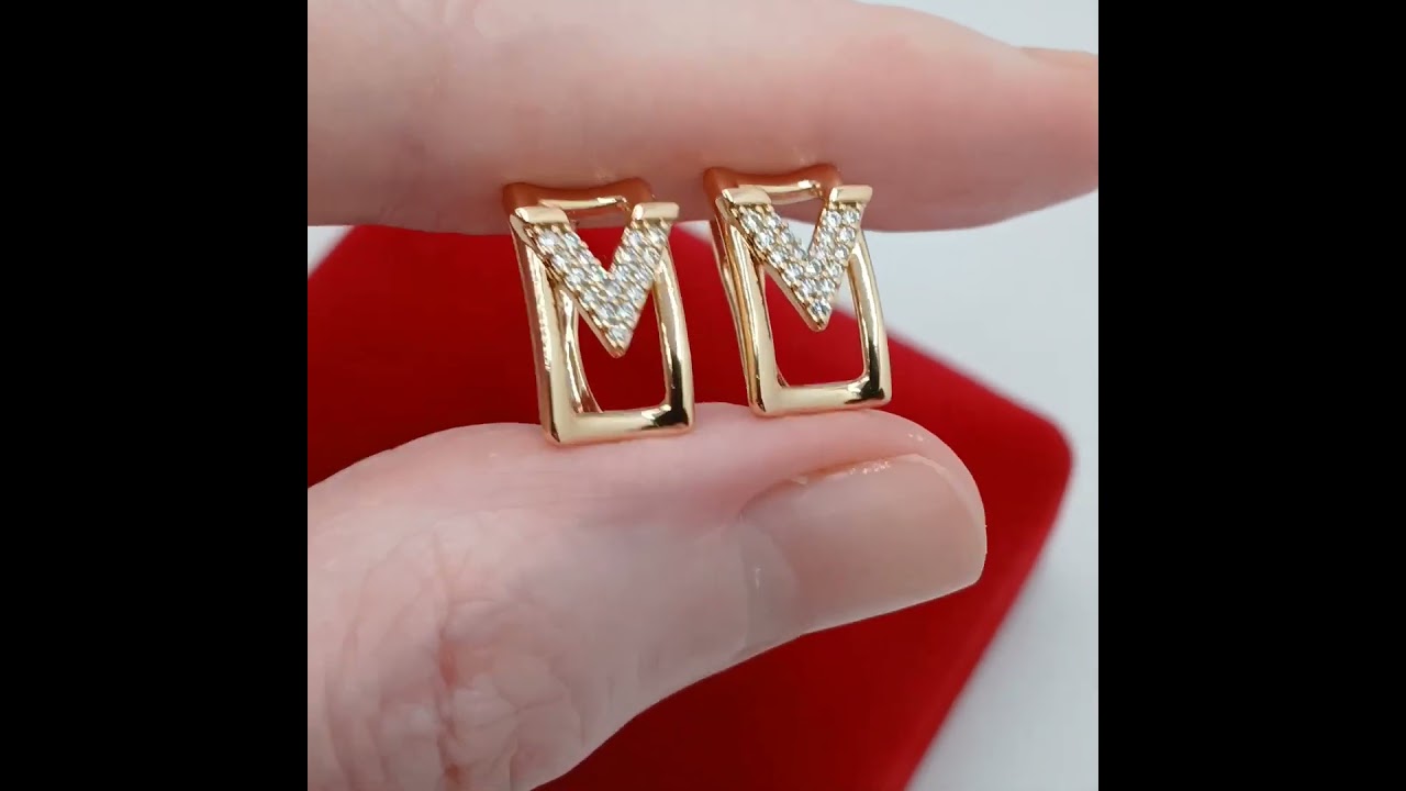 Серьги Luxe Gold⭐️  