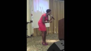 Samantha Gooden Performs During Christmas 2014