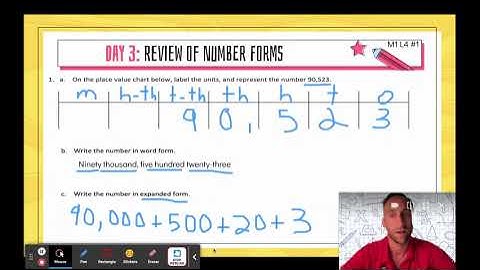 Grade 4: Read and Write Multi-Digit Numbers: Number Forms 1