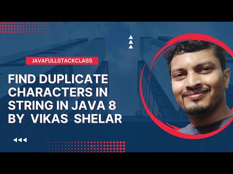 find duplicate character in String in Java 8