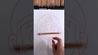 Super Mario Drawing Transition Result shorts