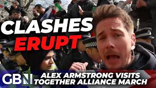 WATCH: Clashes ERUPT at Together Alliance March as Alex Armstrong EXPOSES links to Iranian regime