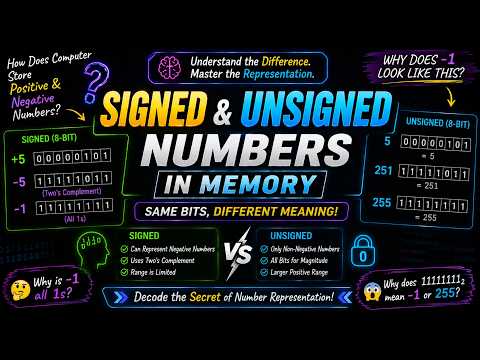Signed and Unsigned Number | Lecture 8