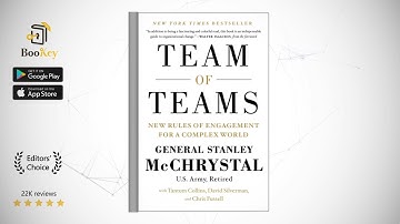 Team of Teams  Book Summary By Stanley McChrystal   New Rules of Engagement for a Complex World