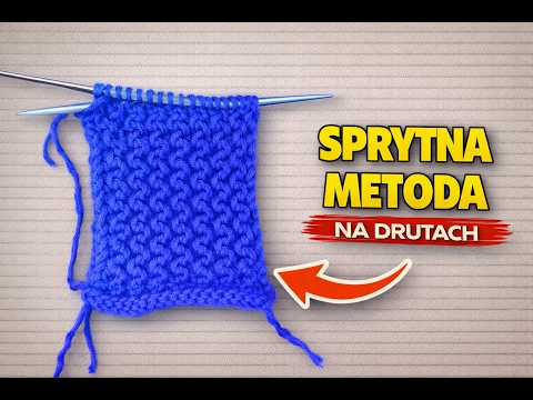 Super metoda na druty | Piękny ścieg krok po kroku | Knitting pattern