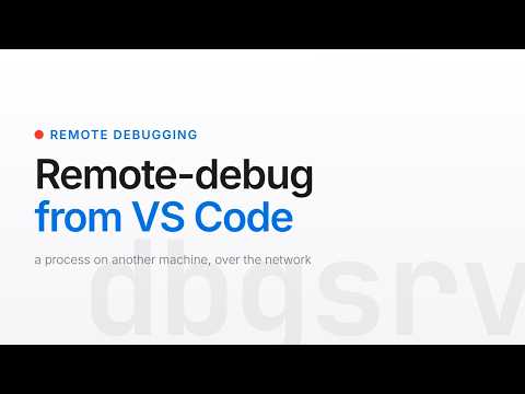 Remote-Debug a Windows Process from VS Code