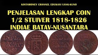 Coin 12 Stuiver Indiae Batav 1818-826 Netherlands Indiesnusantara Penjelasan Lengkapvariasinya