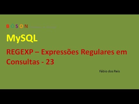 Vídeo: Você pode usar expressões regulares em SQL?