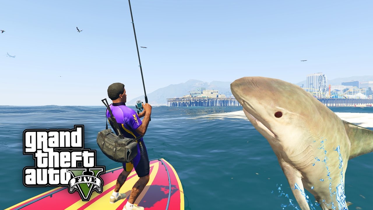 Gibt Es Haie In Gta 5 Online GTA 5: WIR HABEN DEN HAI GEFANGEN ! - FISHING MOD | iCrimax - YouTube