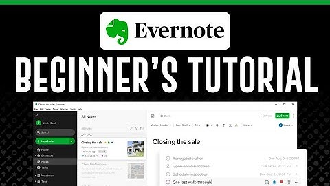 Evernote Tutorial For Beginners   How to Use Evernote Productivity in 2022