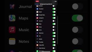 How to off background refresh app in iPhone #tipsntricks  #shortsfeed