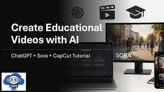Create Educational Videos with AI: ChatGPT + Sora + CapCut Tutorial screenshot 4
