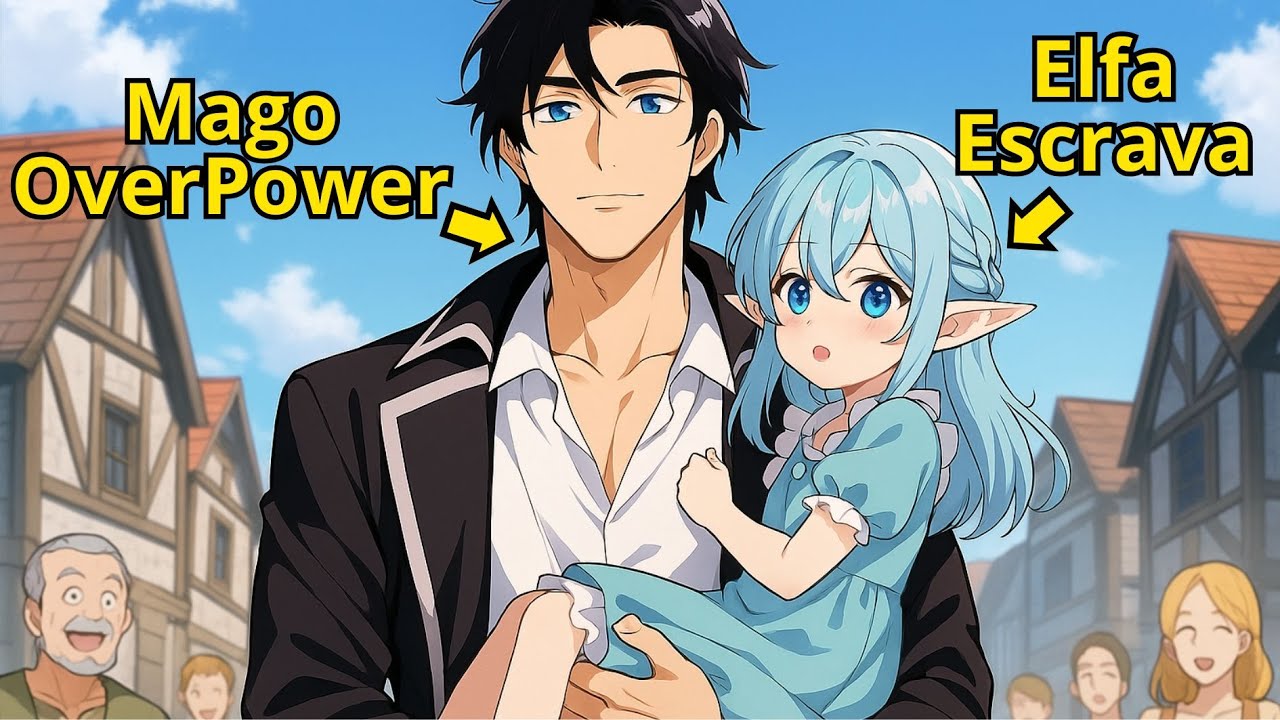 O Mago Overpower Adota a Última Elfa Superior Após Libertá-la da Escravidão | Recap Mangá