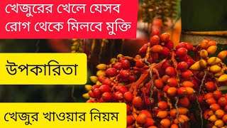 খেজুর খাওয়ার উপকারিতা এবং সঠিক নিয়ম জানুন।প্রতিদিন খেজুর খেলে কি হয়। Usefulness of dates.