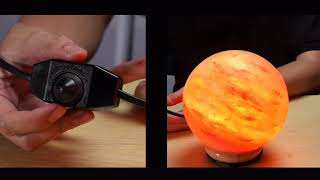 Natural Himalayan Sphere Salt Lamp 圓球鹽燈