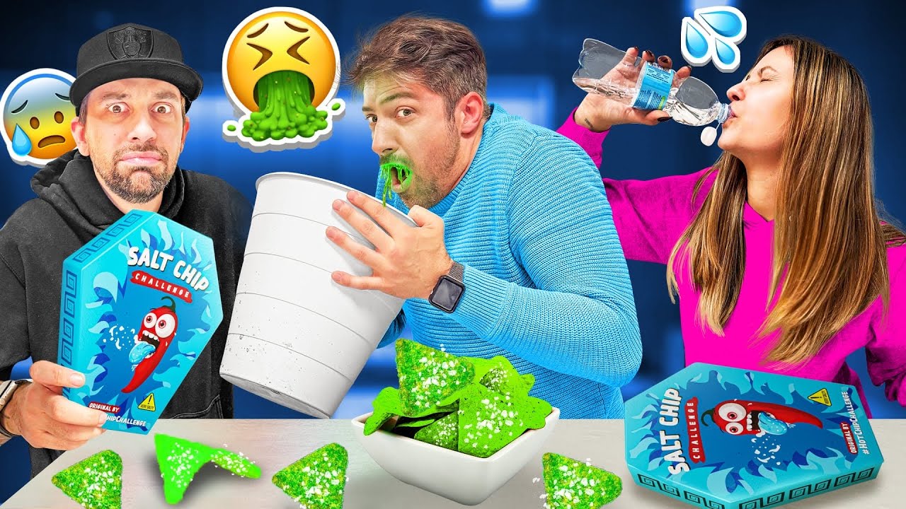 Il @PIT  MANGIA la PATATINA più SALATA del MONDO *CHALLENGE DELIRIO* NON FATELO!