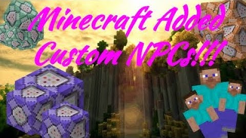 Minecraft Bedrock: How To Get The New Custom NPCs & How To Use Them!!!